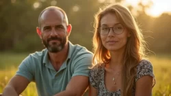 Romantisches Date in einem ruhigen Park in Mosambik