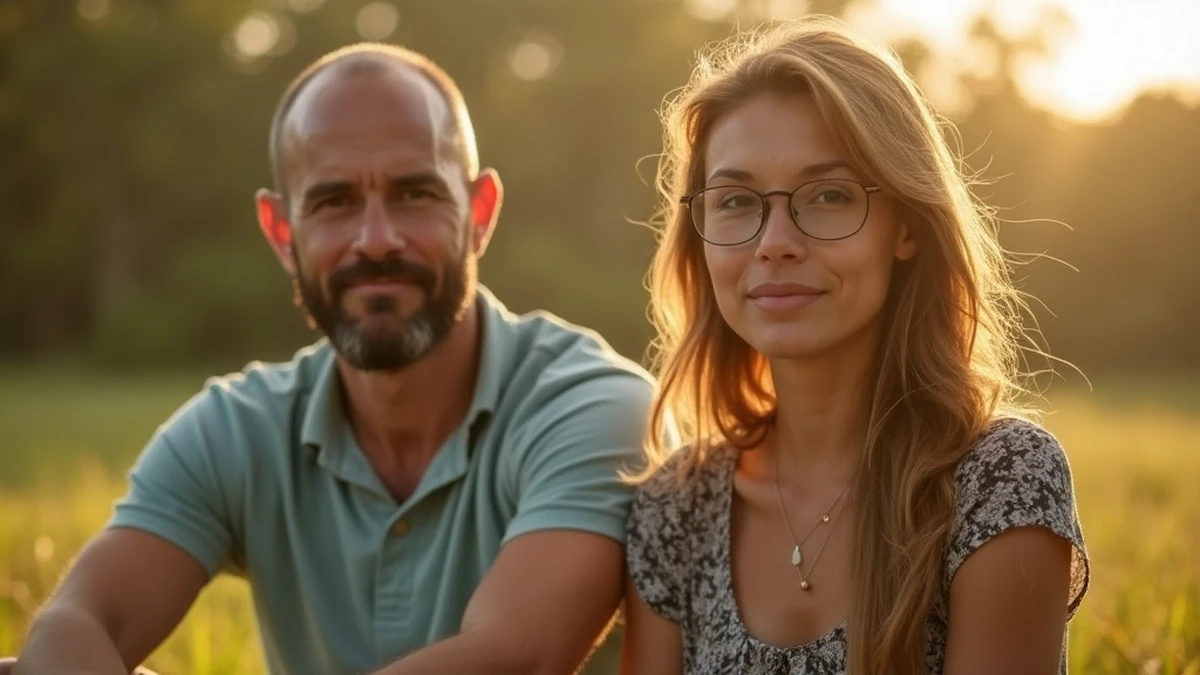Romantisches Date in einem ruhigen Park in Mosambik