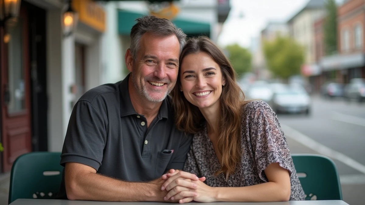 Zwei Singles aus verschiedenen Ländern genießen einen Kaffee in Neuseeland
